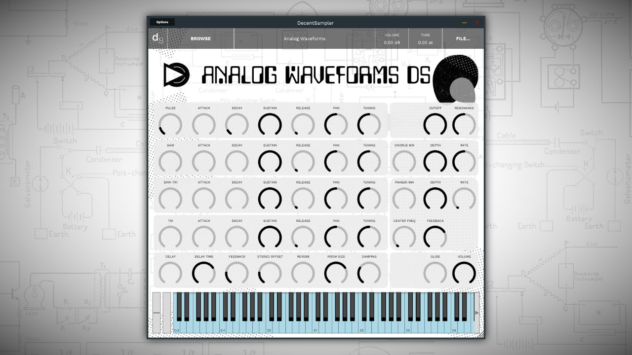 Analog Waveforms Ds is a free synthesizer that samples an analog Dave Smith Mopho