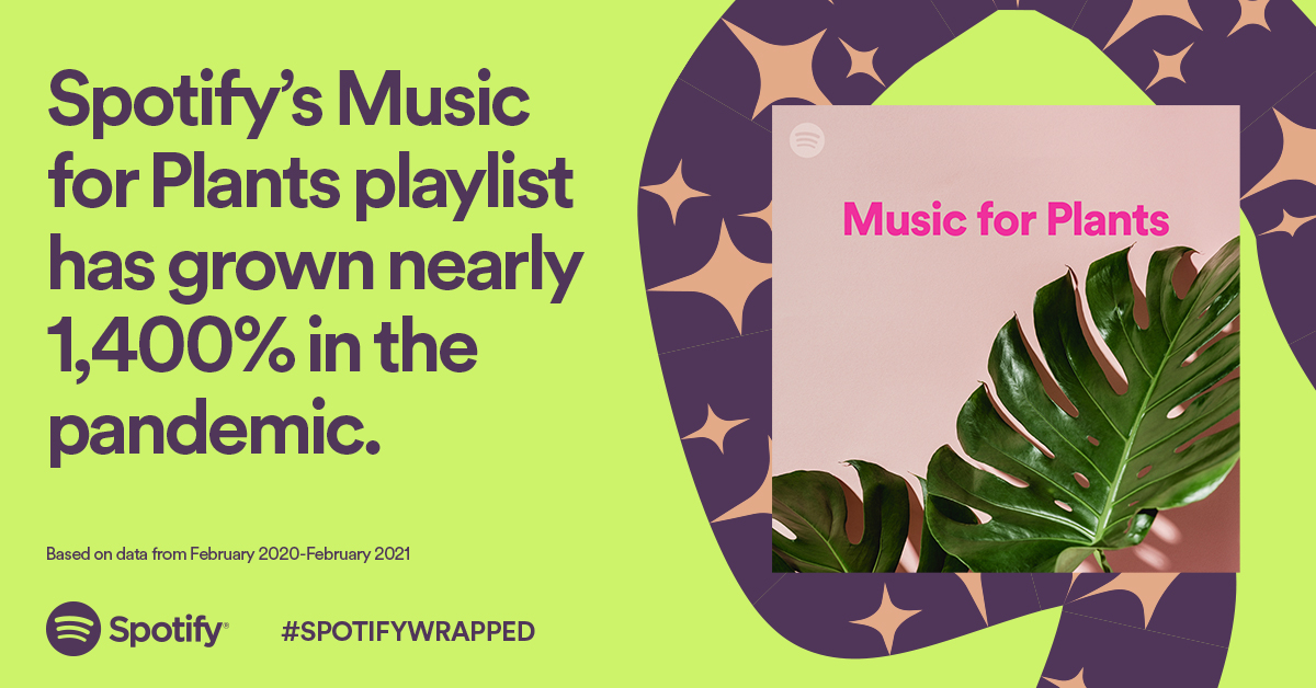 Spotify's Music for Plants playlist has grown