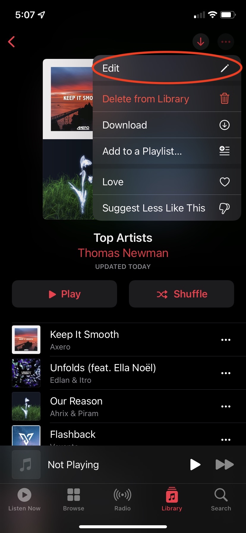 How to title a playlist in apple music