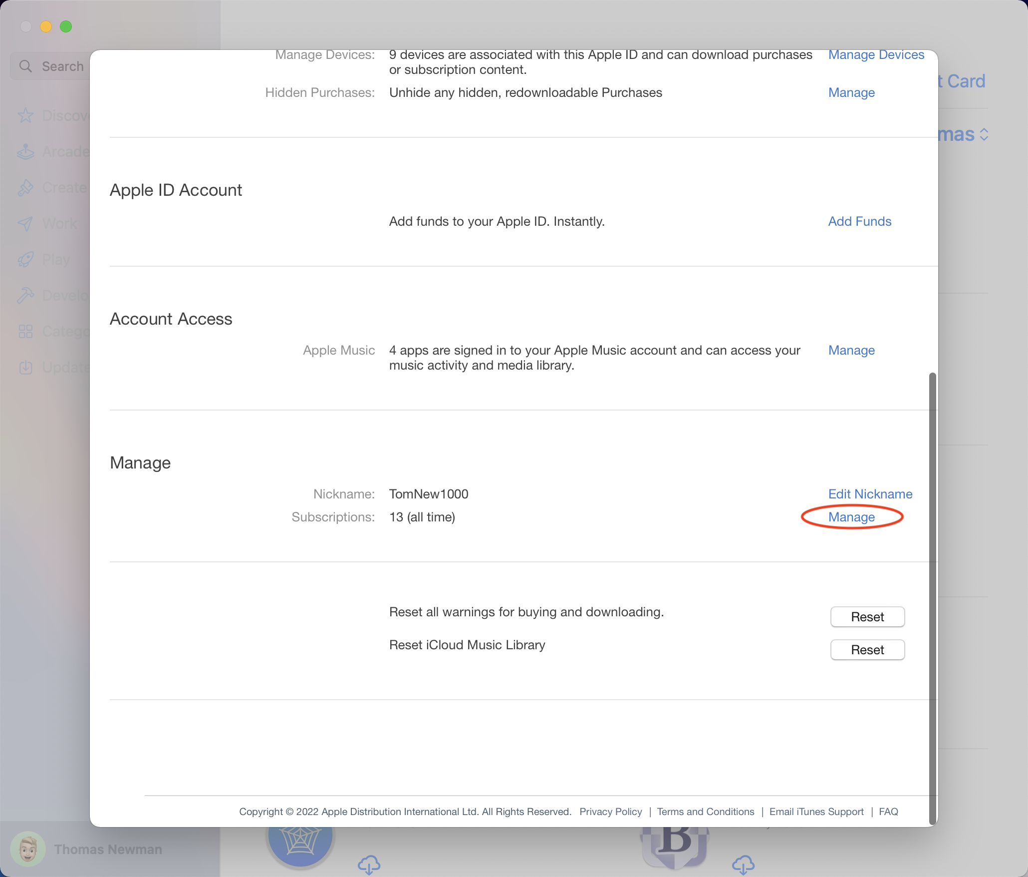 How to switch subscription type on Mac step 2