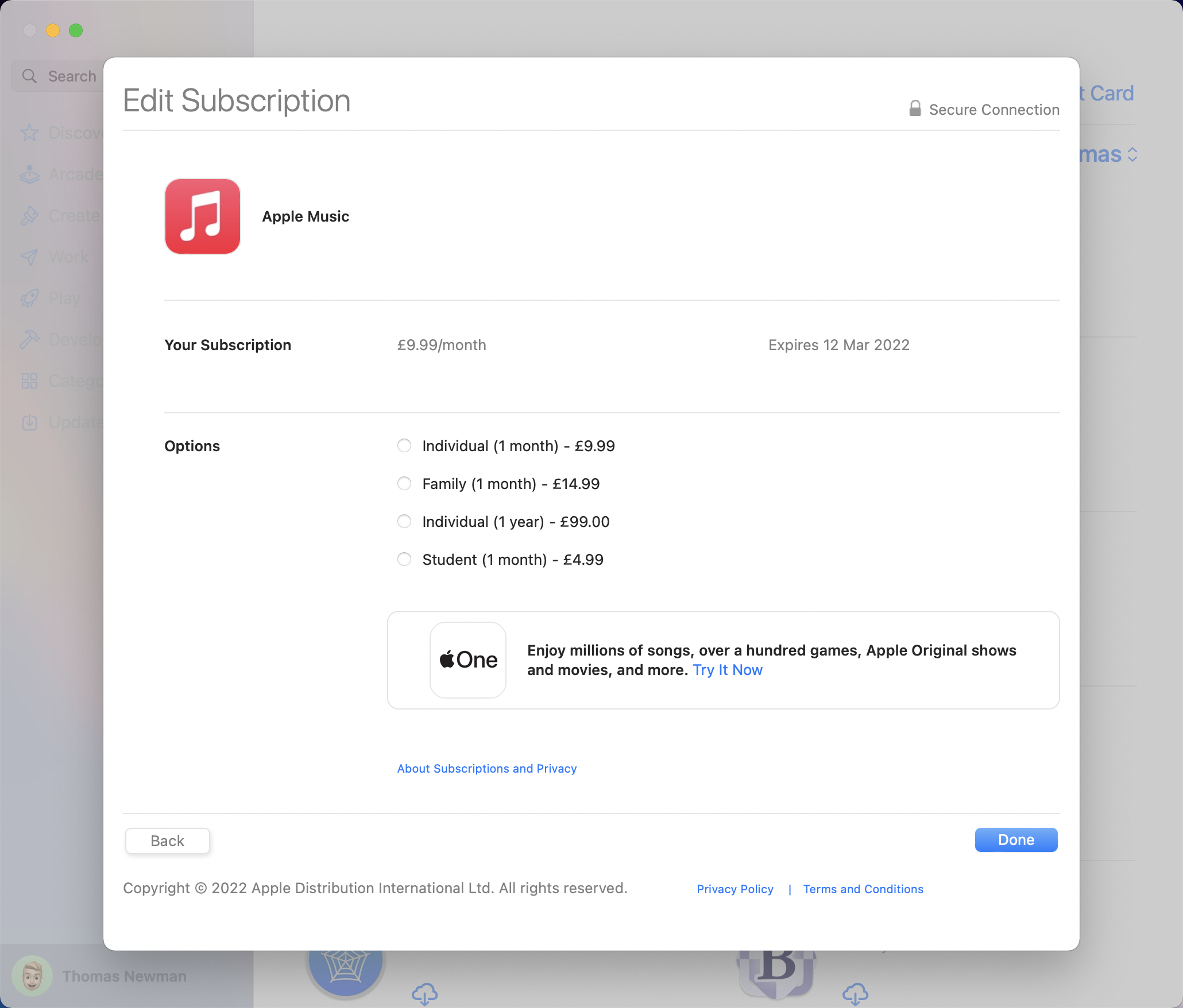 How to switch subscription type on Mac step 4