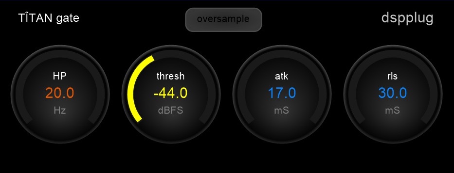 A new, free, simple and lightweight noise gate plugin from DSPplug
