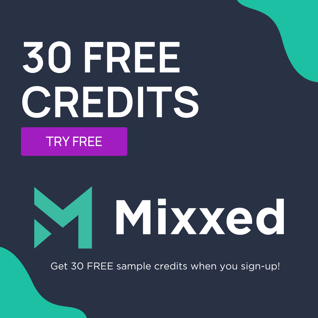 Get free samples on Mixxed with introductory offer!