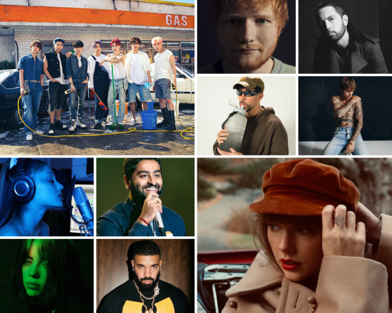 The 10 biggest artists on Spotify in 2023