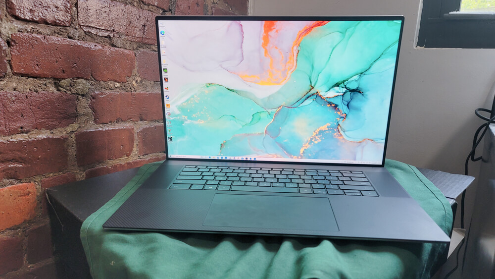 The Dell XPS 17 is our favourite Windows laptop for music production. Though bigger than the XPS 13, its design is still slim and thin - meaning you can carry it around anywhere at anytime.