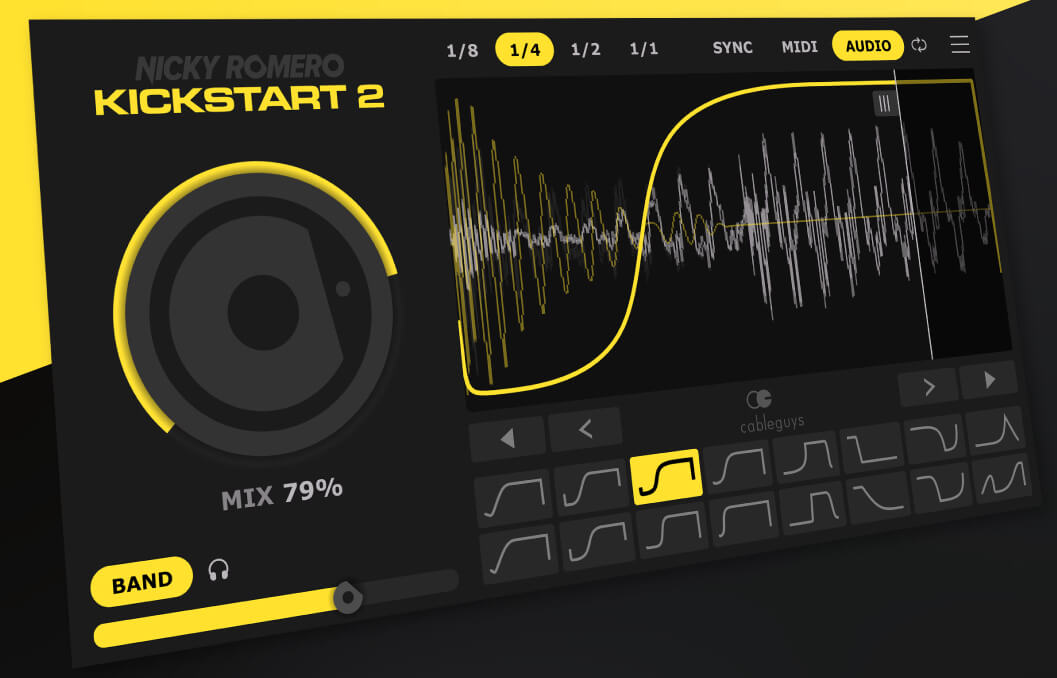 Cableguys Kickstart 2: Sidechain your tracks with ease