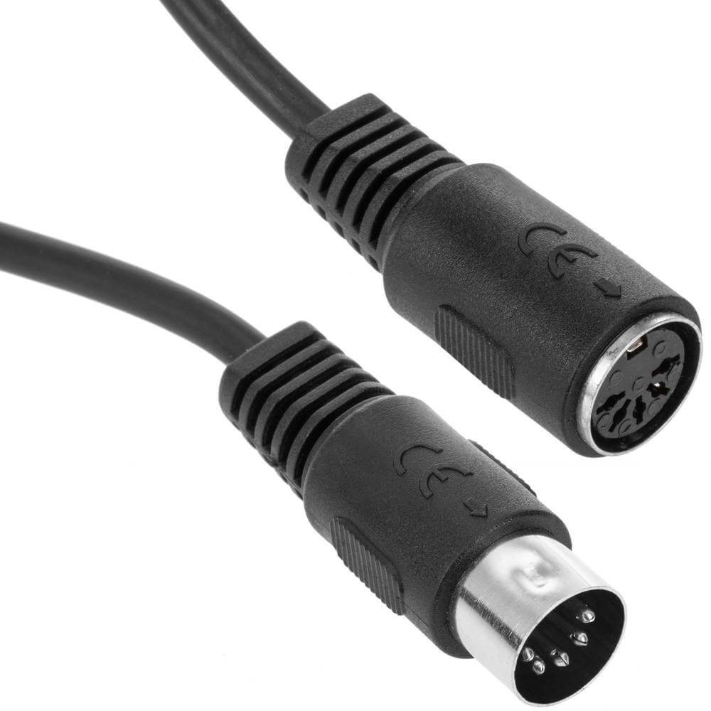 MIDI cables transmit digital information that represents commands we make on our hardware. Information like MIDI Aftertouch, tempo, and other event messages too.