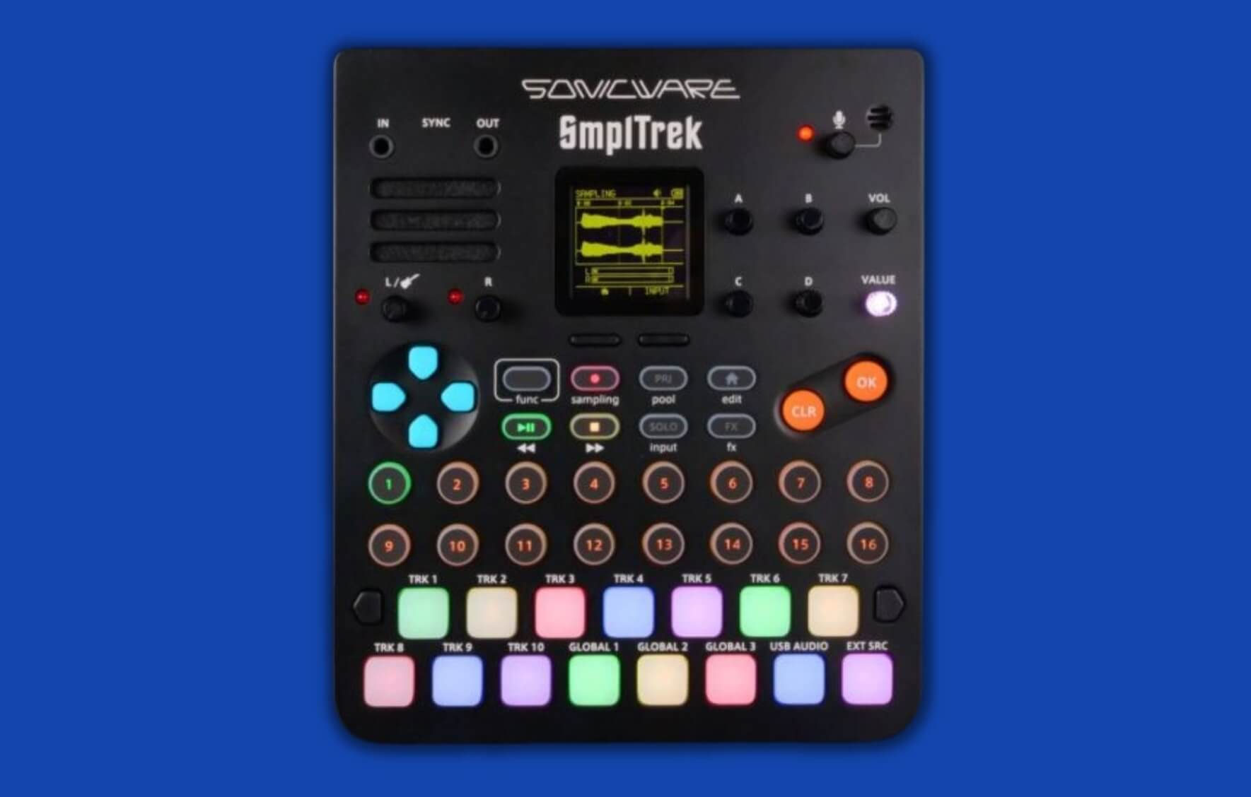 Sonicware SmplTrek: Make music anywhere with this portable production sampler