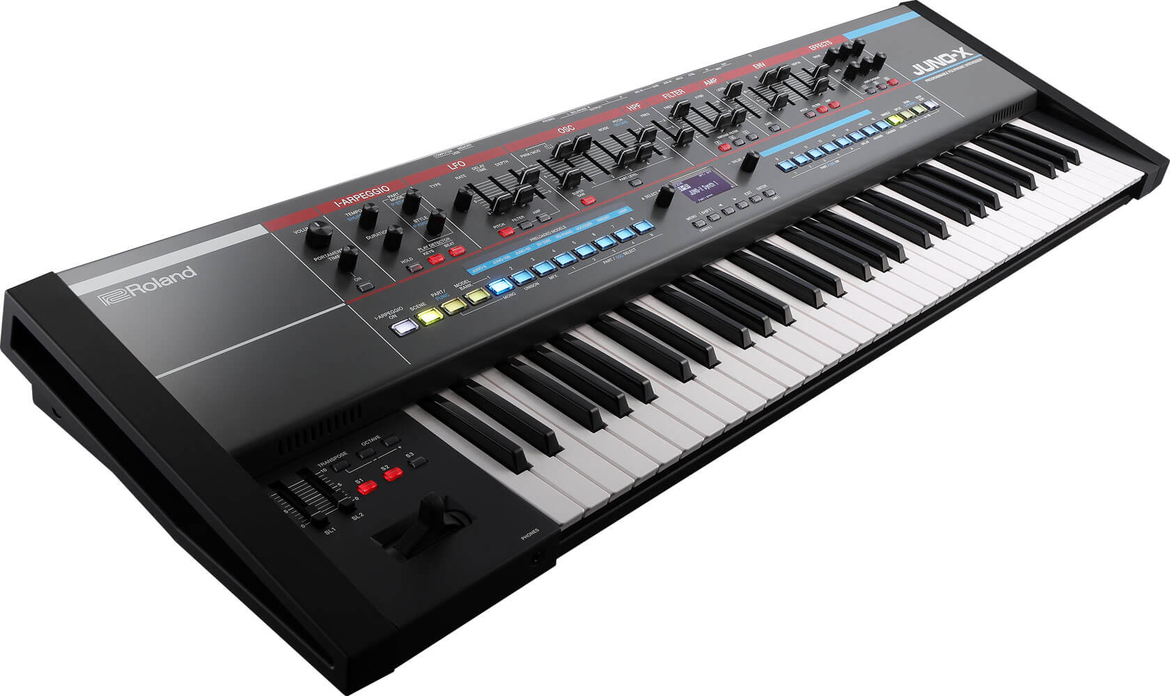 The build of the Roland JUNO-X resembles its older siblings. But Roland certainly haven