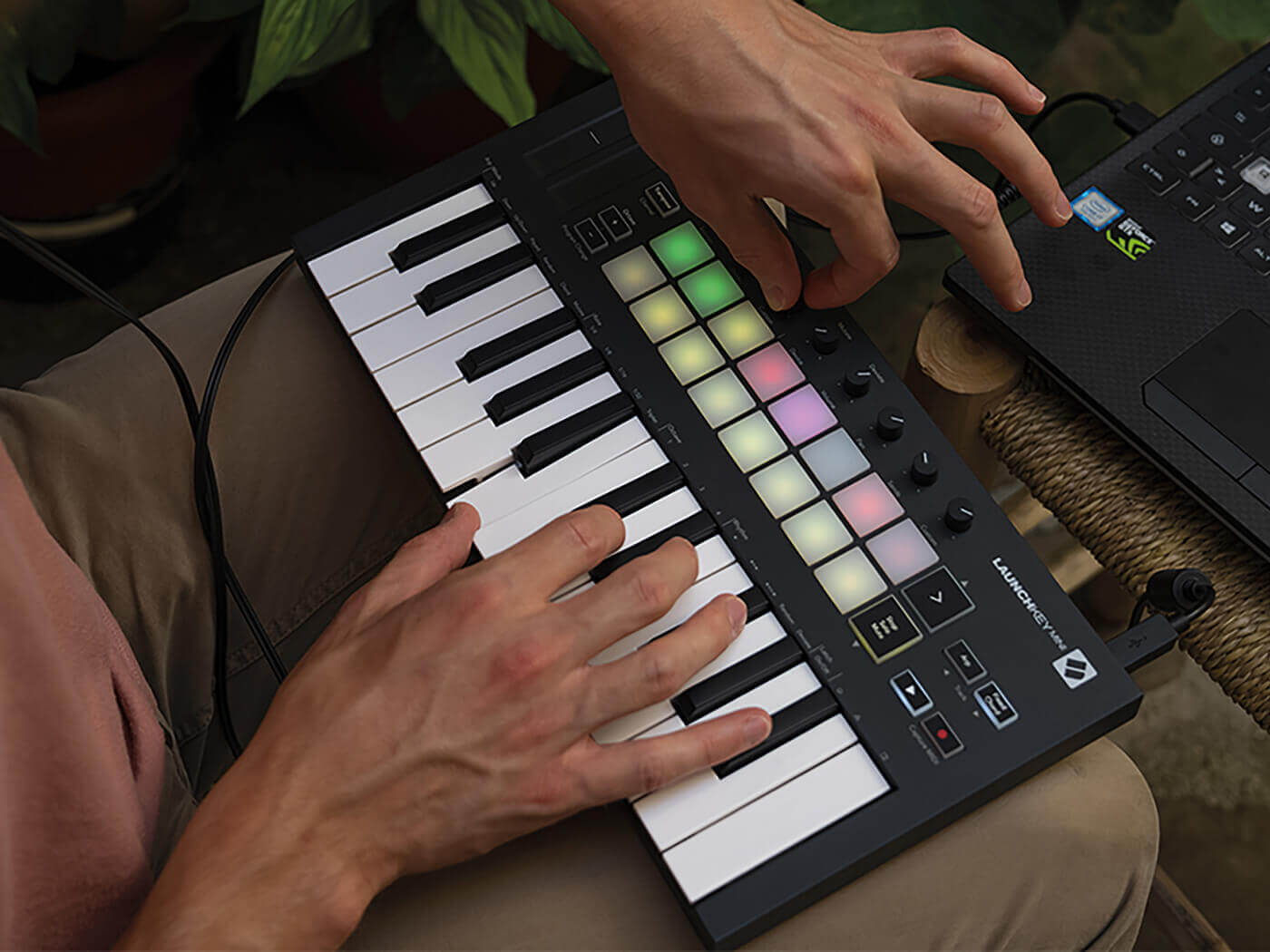 The Novation LaunchKey Mini MK 3 is one of the best looking affordable MIDI keyboards there is.  
