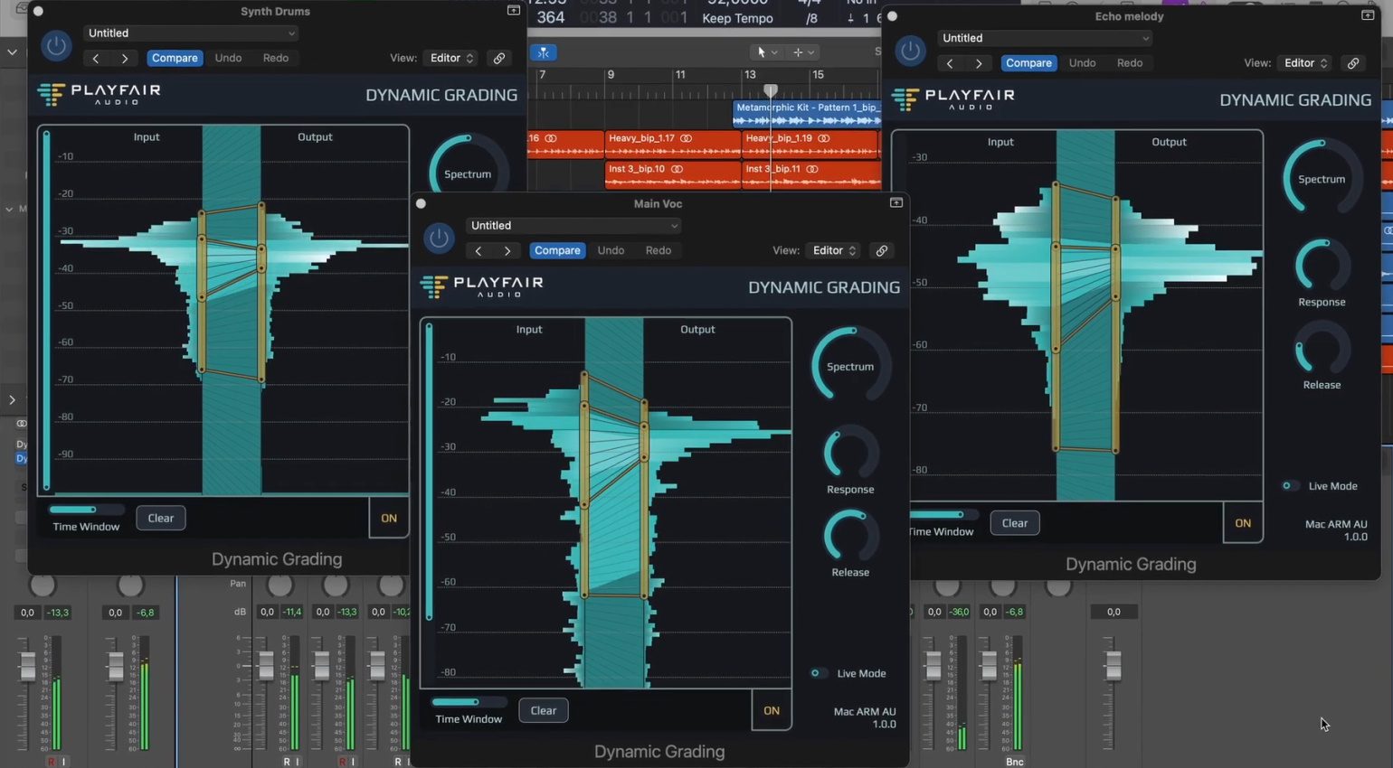 Playfair Audio’s Dynamic Grading is an alternative to compressors