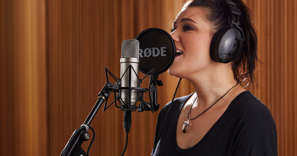 The Rode NTA-A is the best beginner microphone for recording vocals in a home studio.