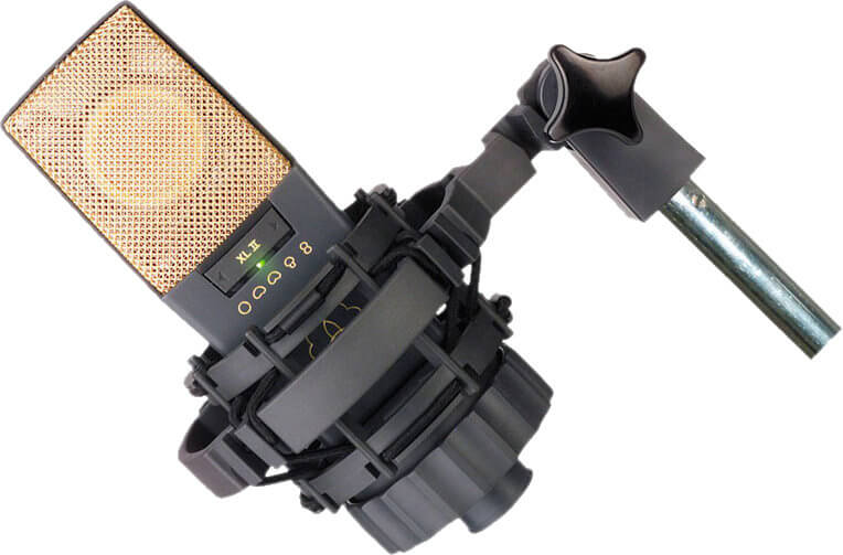 AKG’s C414 is a widely used large-diaphragm condenser microphone.  It may have a basic design, but it sits on our list of best microphones for recording vocals because it features nine selectable pickup patterns. 