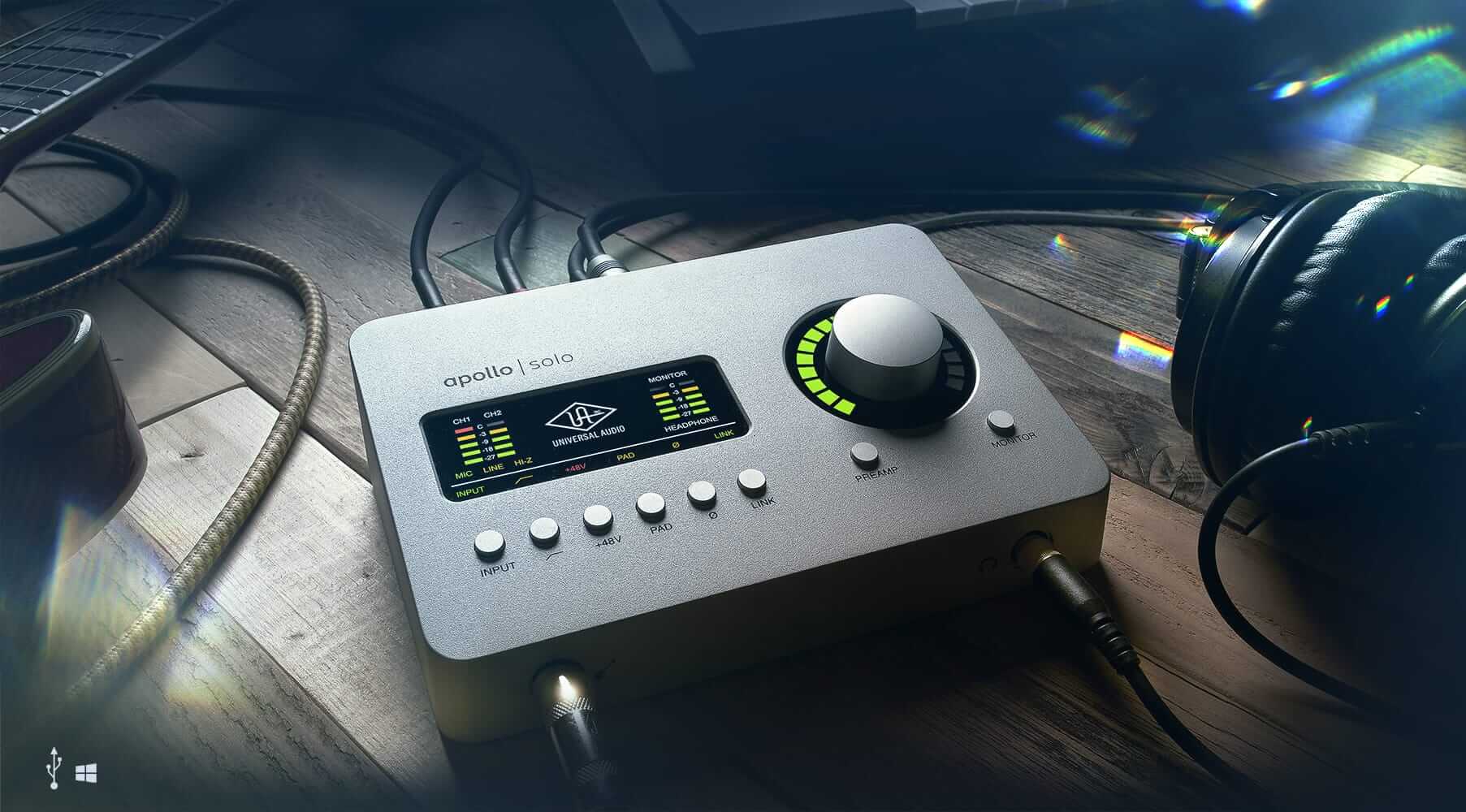With its Thunderbolt 3 port, the UA Apollo Solo is the best audio interface for solo artists on Mac computers.