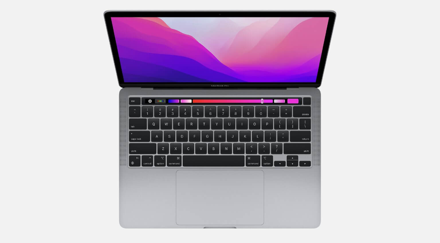 The 13-inch M2 MacBook Pro brings more power but doesn't have a design that's too bulky. It has a 10-core GPU, features a stylish touch bar and charges via USB-C. You'll find you get a slightly longer battery life than the M2 air too.
