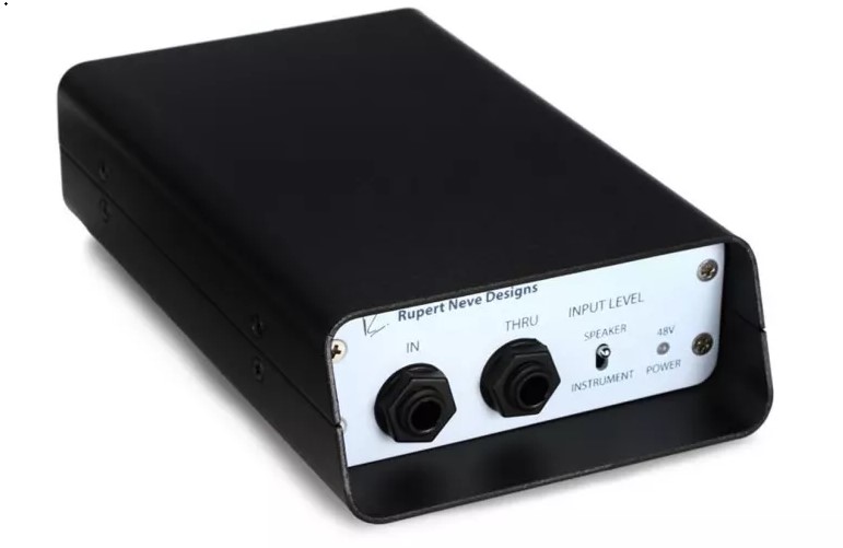 The Rupert Neve Designs RNDI is an active DI box perfect for capturing acoustic instruments such as pianos. It features a "speaker mode" that can handle up to 1000 watts of solid-state power, meaning you can DI the sound of your guitar and bass amps.