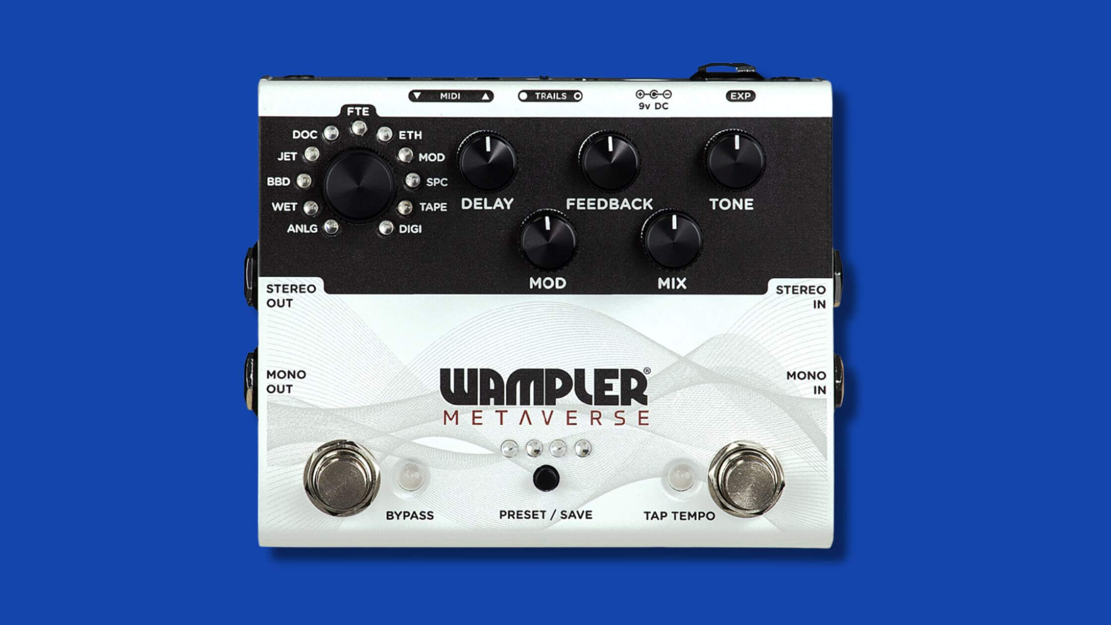Wampler Metaverse: multi-delay pedal with free plugins