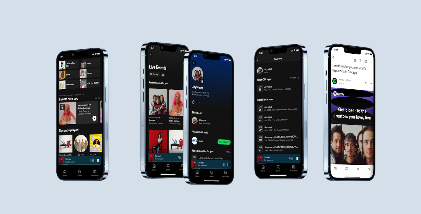 New Spotify upcoming concerts feed is a super-easy way to find nearby shows