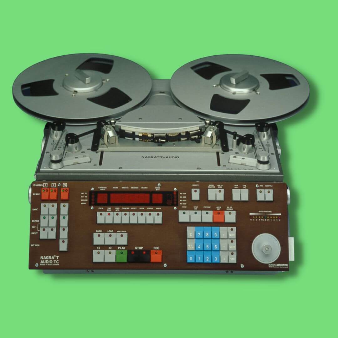 Before digital audio, you'd need a reel-to-reel tape deck to record at home. The 1981 NAGRA-TA-A analog tape deck is one such example.