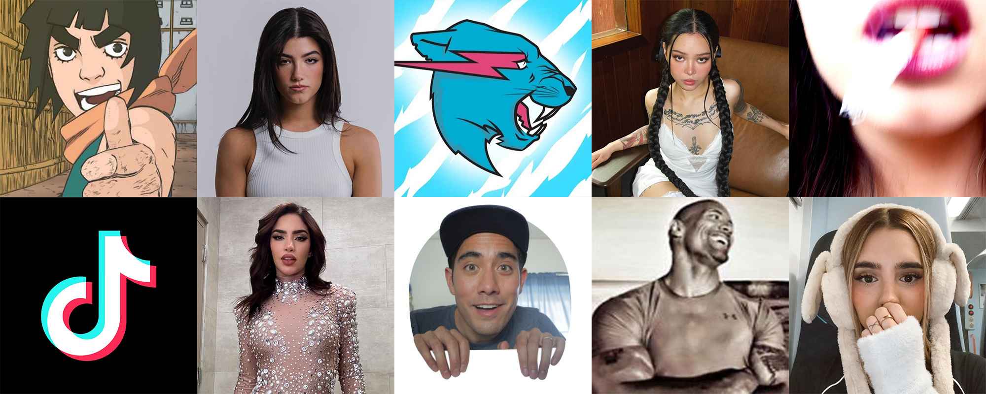 Who are the 10 most popular TikTokers? TikTok creator top list 2025