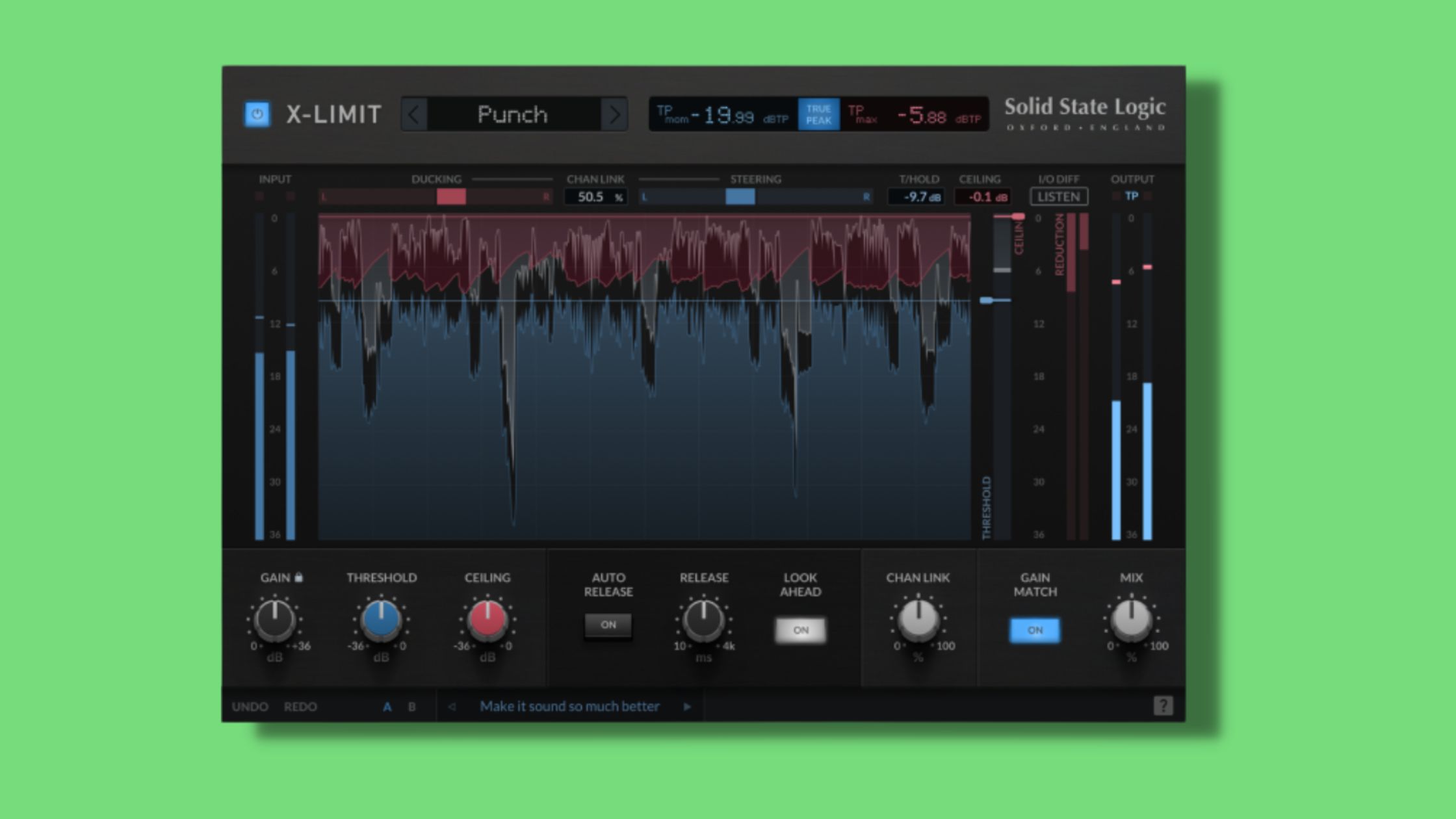 SSL X-Limit: a flexible limiting plugin for any music production or live sound session