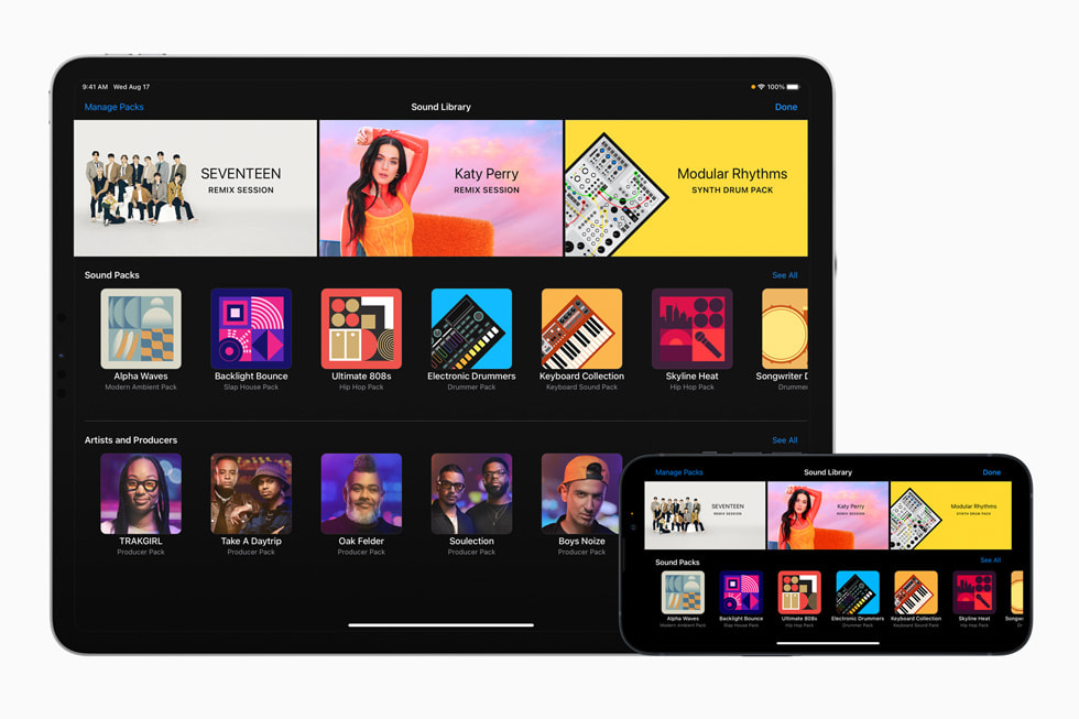 Learn how to remix a song in GarageBand with new sound packs from Katy Perry and SEVENTEEN