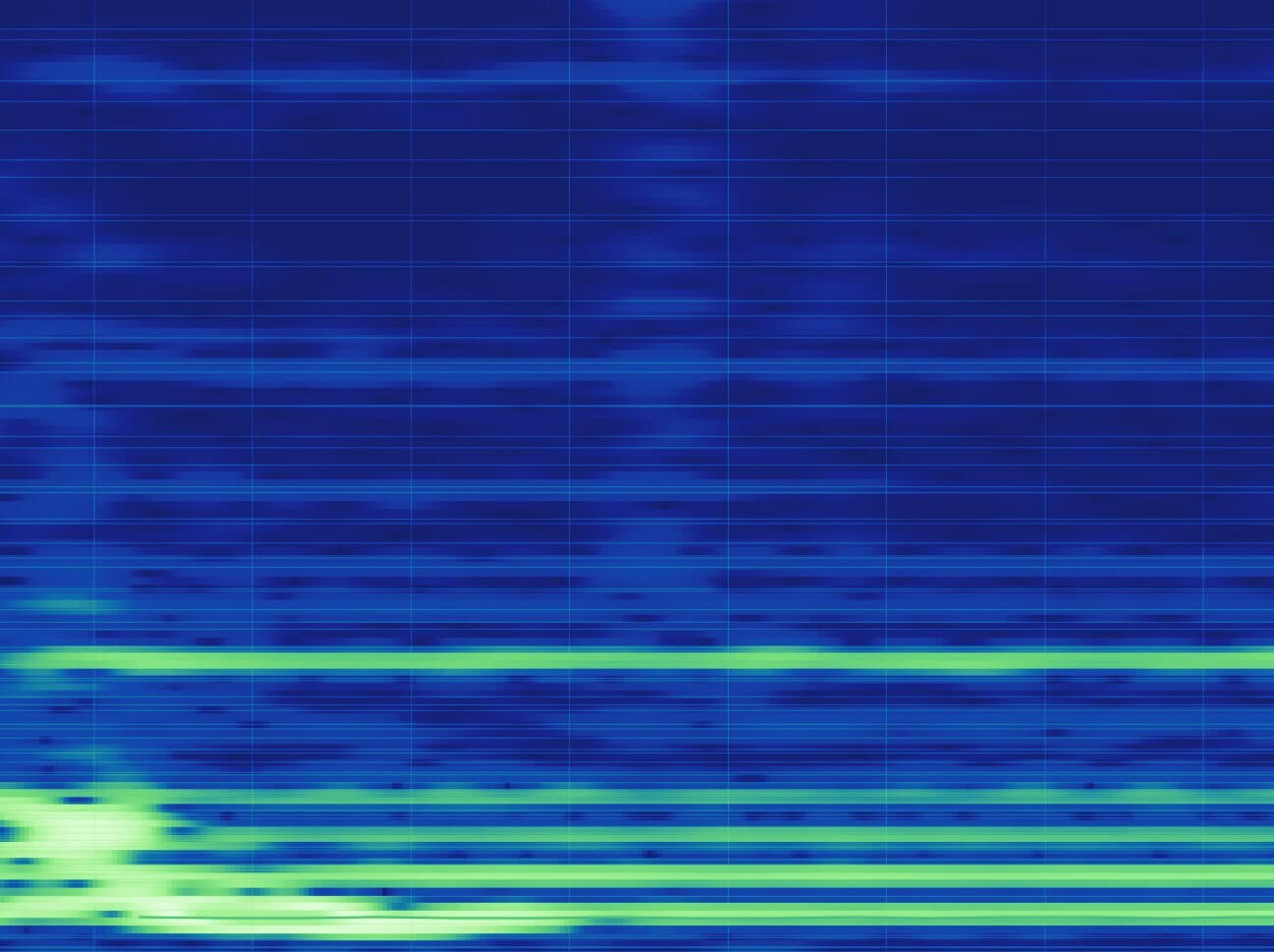 Here is the spectogram image representing the frequency content of the lossless file.

Even at a glance, we can see that there is more resolution in the spectrogram image alone compared to the lossy file. 