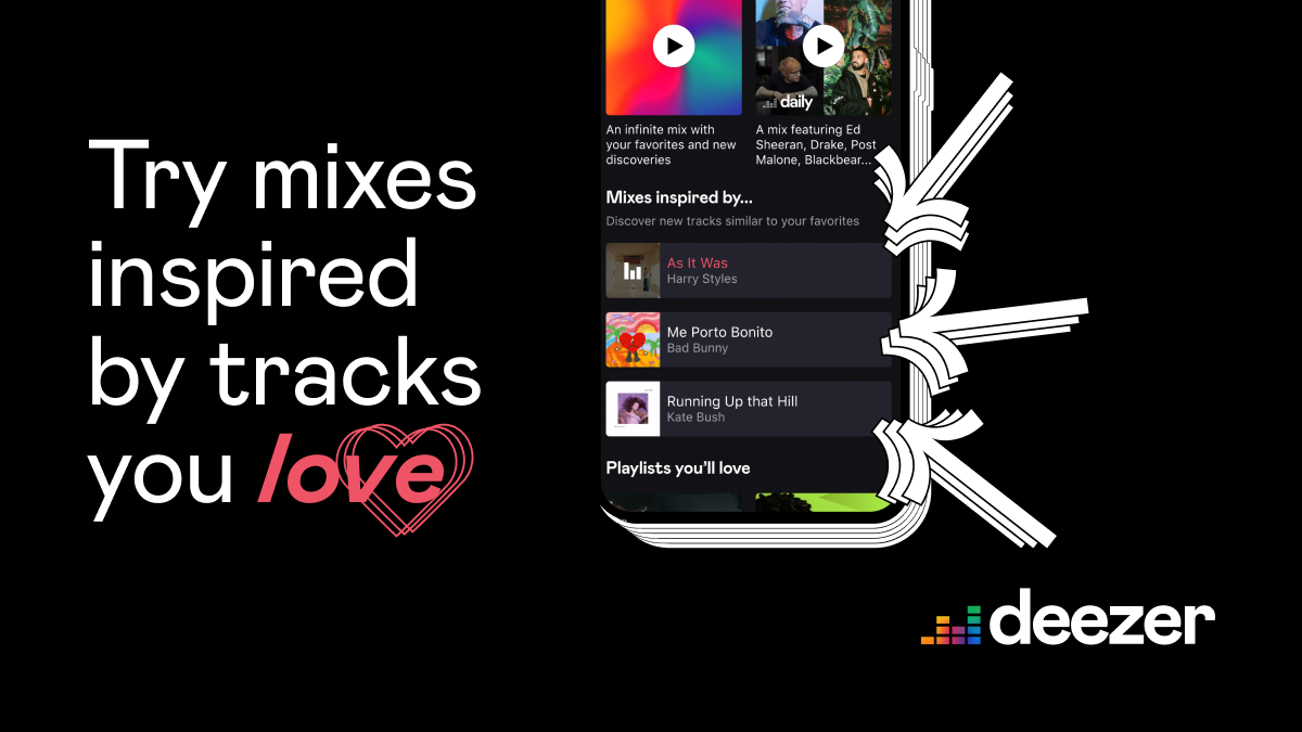 How to discover personalized new music on Deezer with “Mix inspired by” playlists