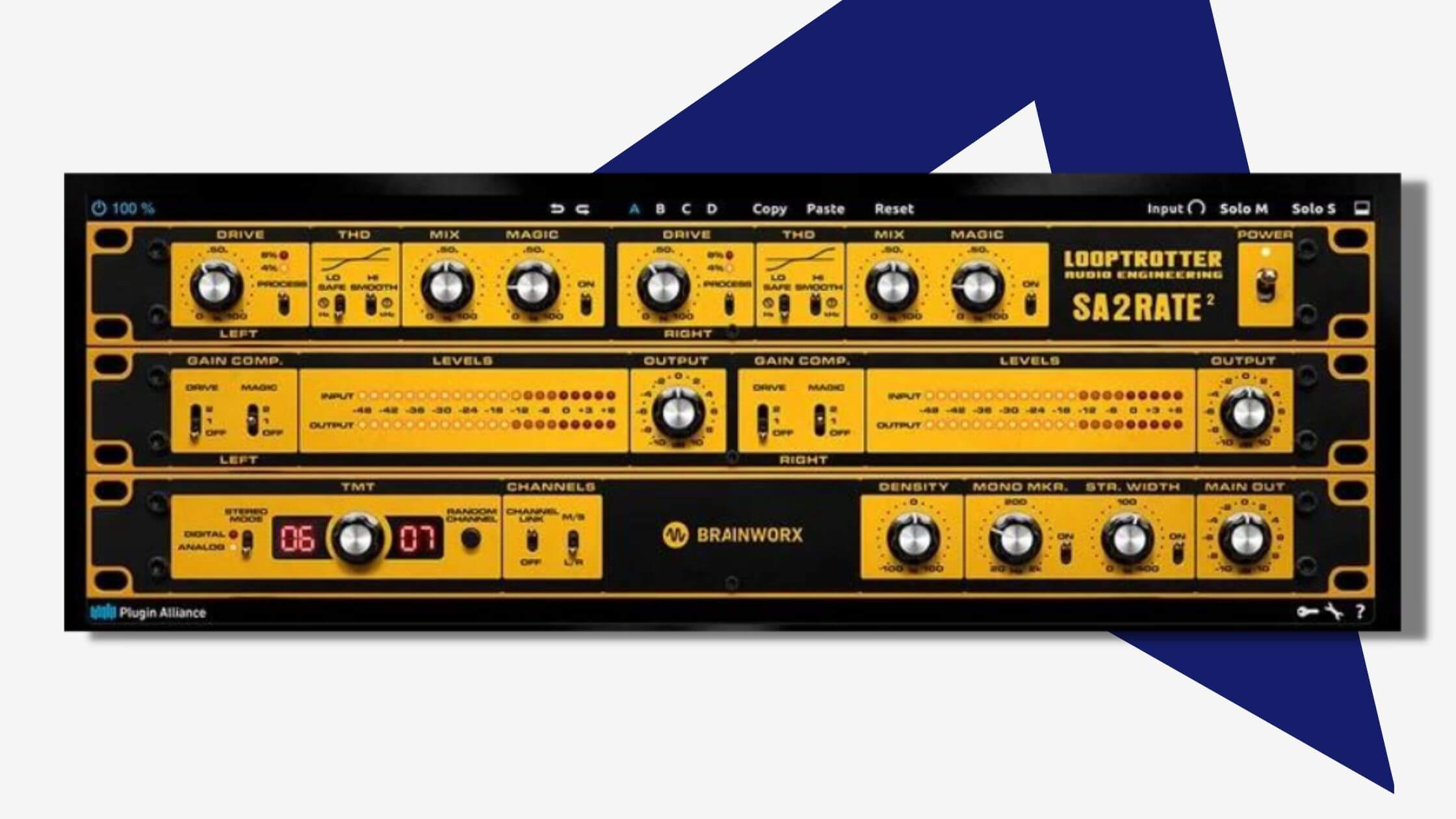 Plugin Alliance releases SA2RATE saturator effect: an emulation of Looptrotter’s SA2RATE hardware