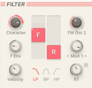 Super 8 offers three filter modes - low-pass, high-pass, and band-pass - that make it easy to to sculpt a sound out of the raw oscillator frequencies. 