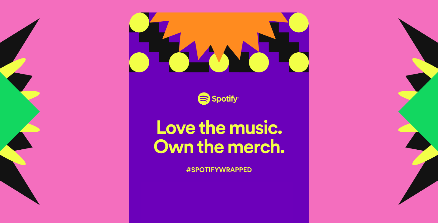 Spotify saw the biggest week of artist merch sales following Wrapped