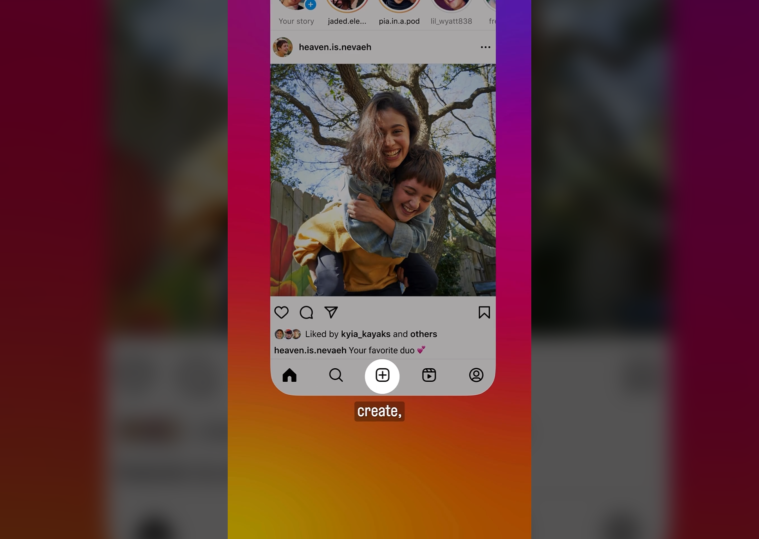 Instagram navigation update replaces Shop tab with Create