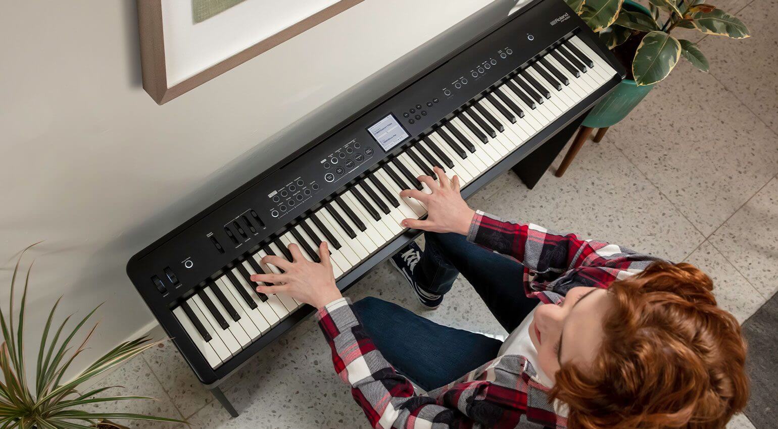 Roland’s FP-E50 digital piano is fully portable and packed with creative features so you can write great  songs quickly