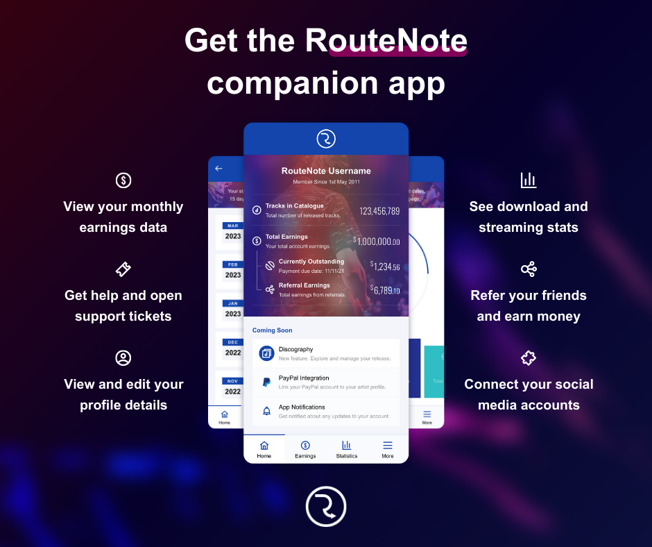 How to use the RouteNote app