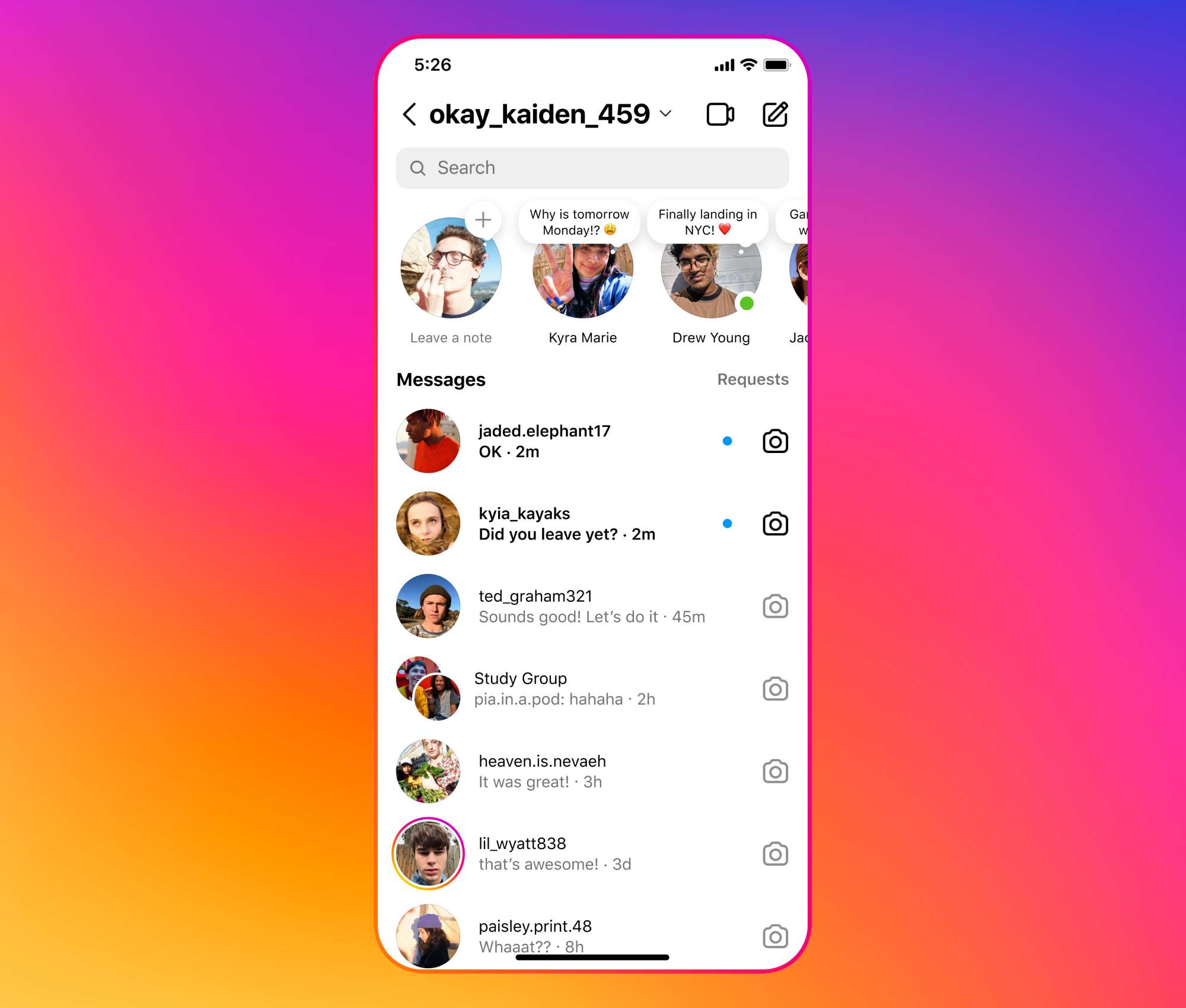How to write, reply and remove Instagram Notes