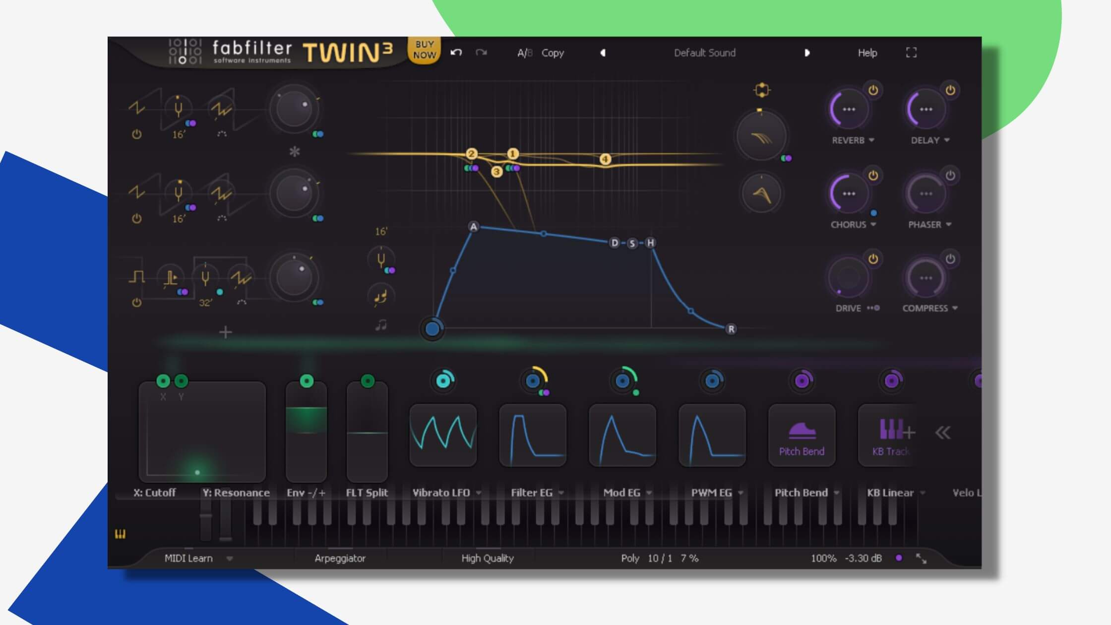 Review: FabFilter Twin 3 – a feature-rich subtractive synth with a revamped user interface