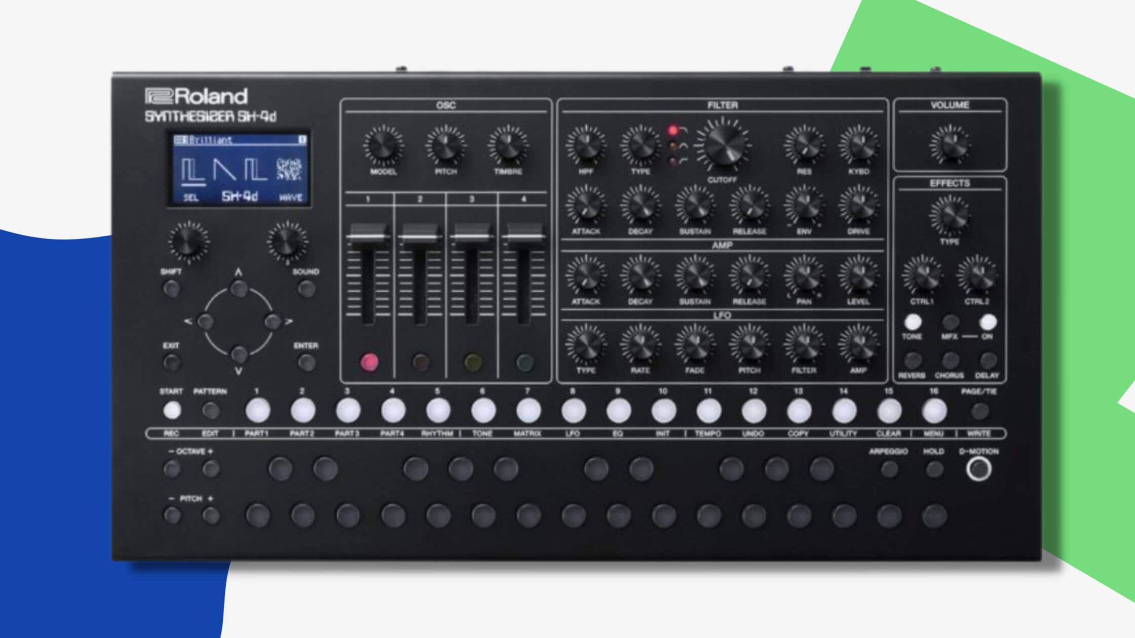 Roland SH-4d: explore new sound possibilities with this desktop synthesizer