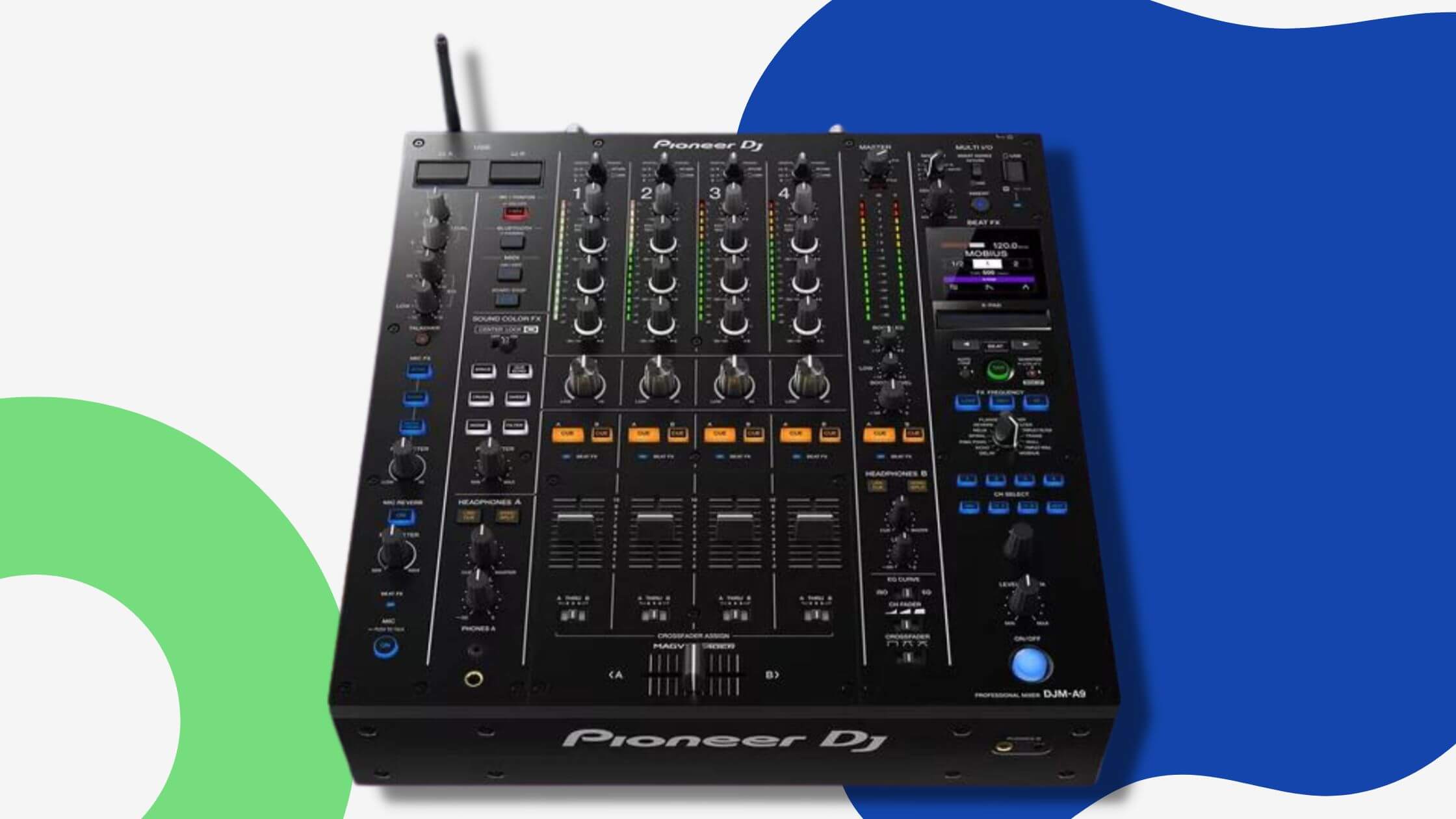Pioneer DJM-A9 4-channel DJ mixer – improved sound, new layout, and a lot more for DJs to play with