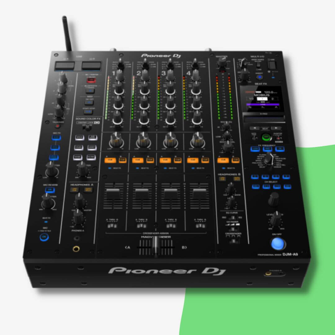Pioneer has announced the launch of the new DJM-A9 4-channel DJ mixer. The new mixer gives you a variety of new features such as a huge upgrade in audio quality, a new layout that offers a better workflow while you
