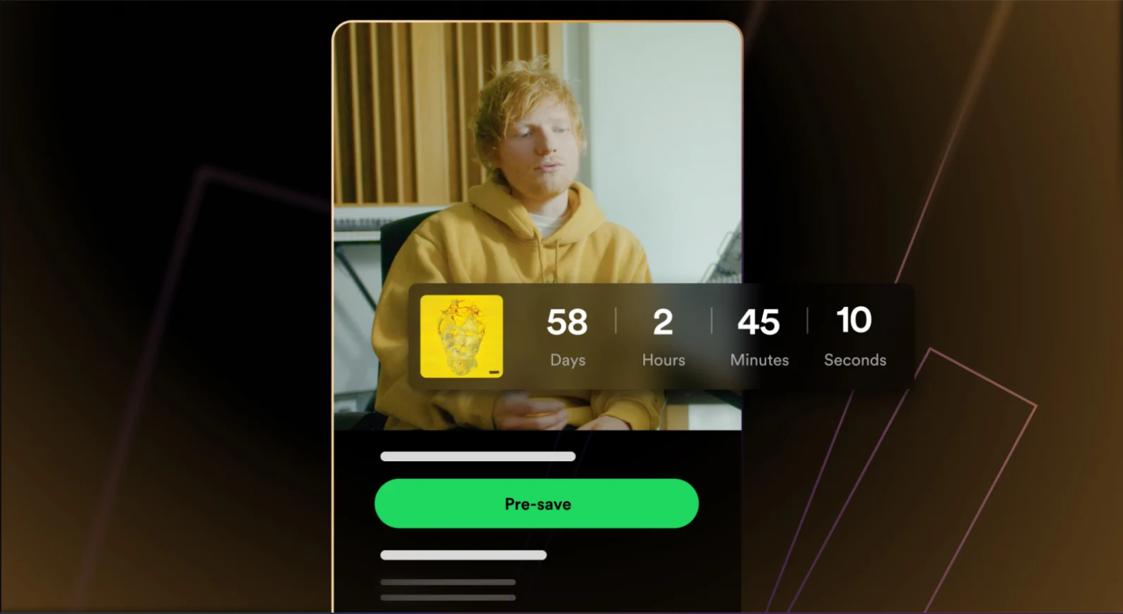 New Countdown Pages guarantee a Spotify presave for new music releases