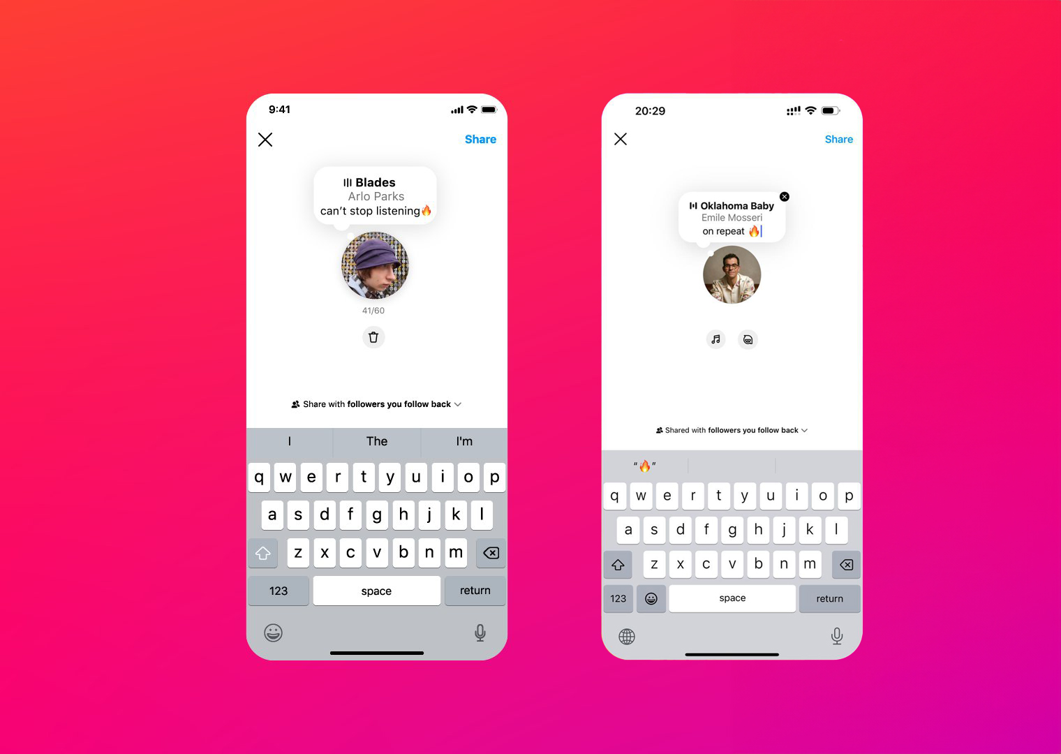 How to use Instagram Notes to share music