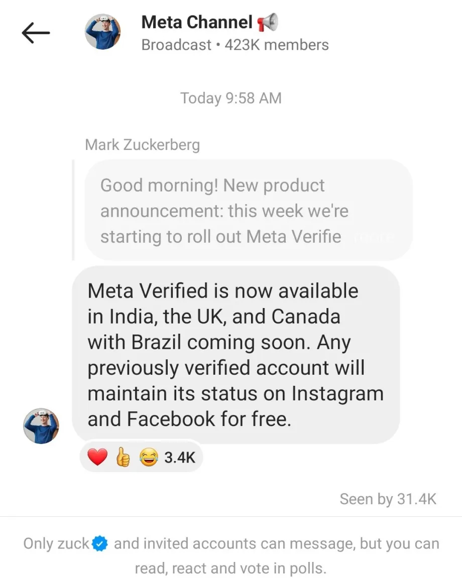 Meta to offer verified accounts on Facebook and Instagram