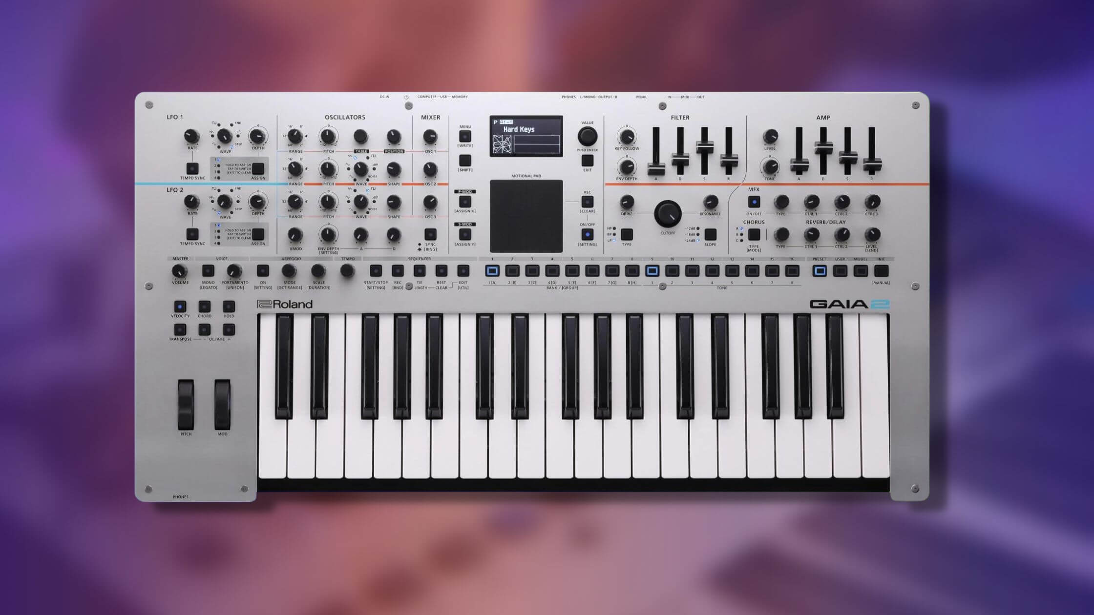 Roland GAIA 2: a hybrid synthesizer packed with sonic possibilities