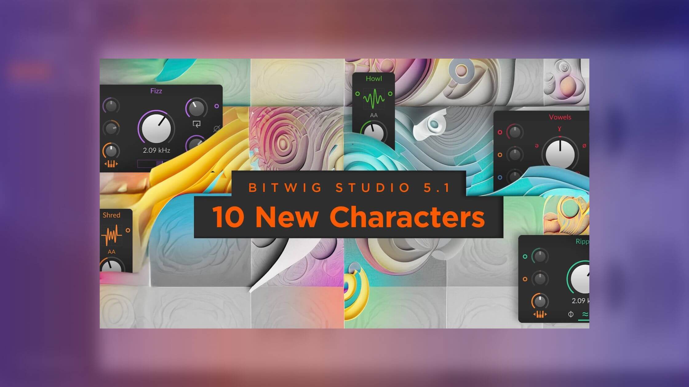 Bitwig Studio 5.1: new filters, waveshapers, and more for complex sound design