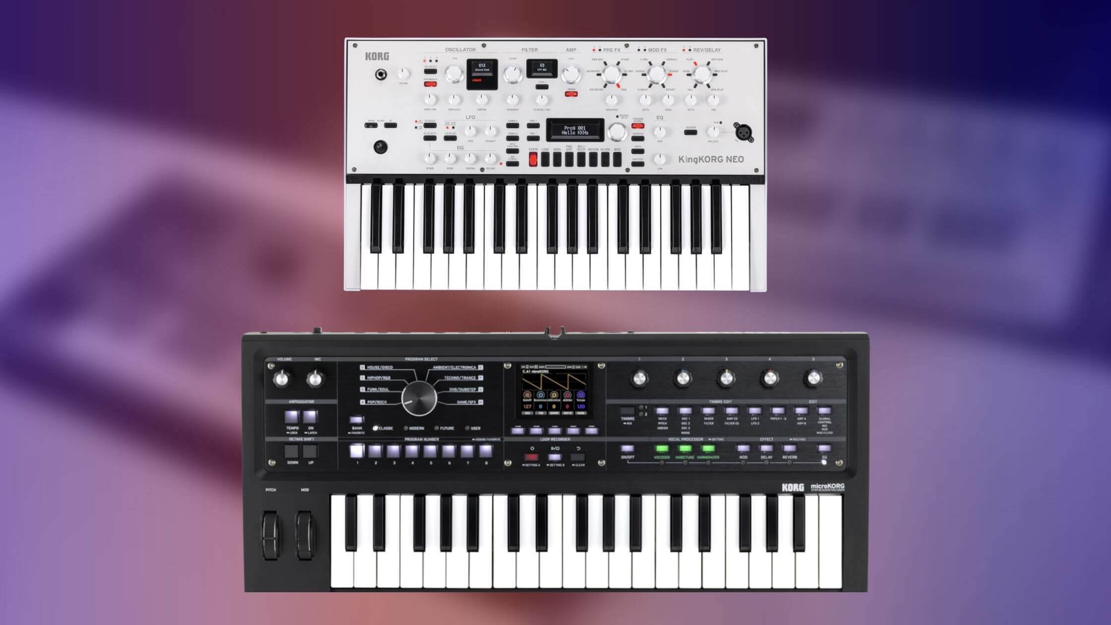 NAMM 2024: Korg unveils microKORG2 & KingKORG Neo synthesizer revamps