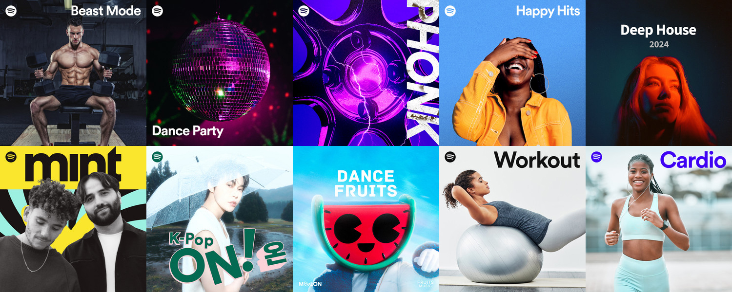 Top 10 followed Spotify playlists for dance & electronic music in 2024