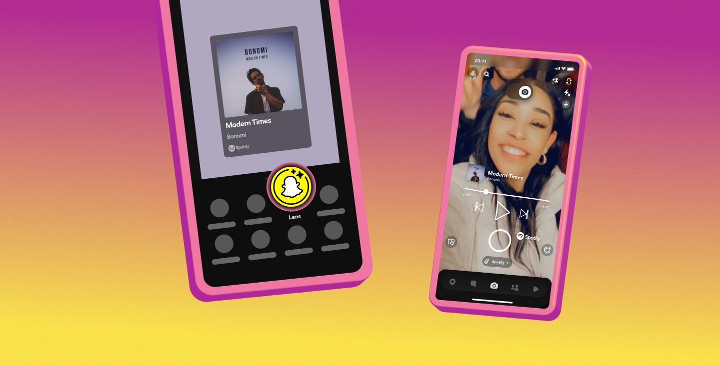 Spotify and Snapchat enhance the track sharing experience