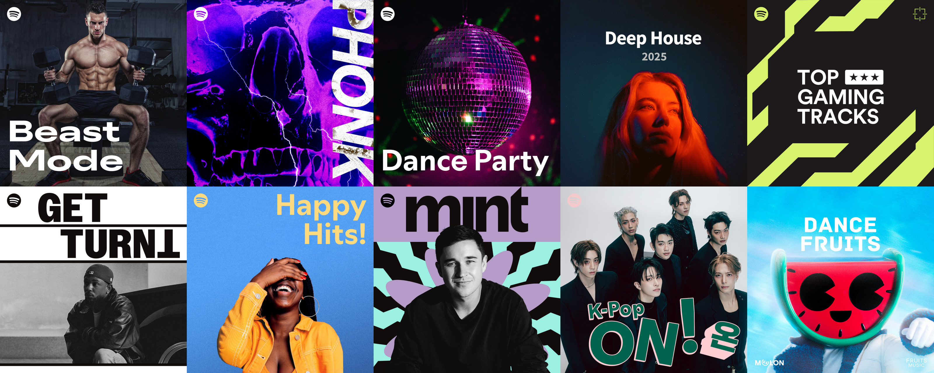 Top 10 followed Spotify playlists for dance & electronic music in 2025