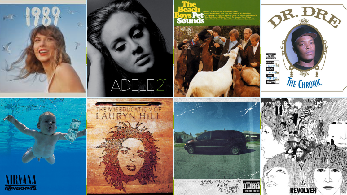 The 100 best of albums of all time