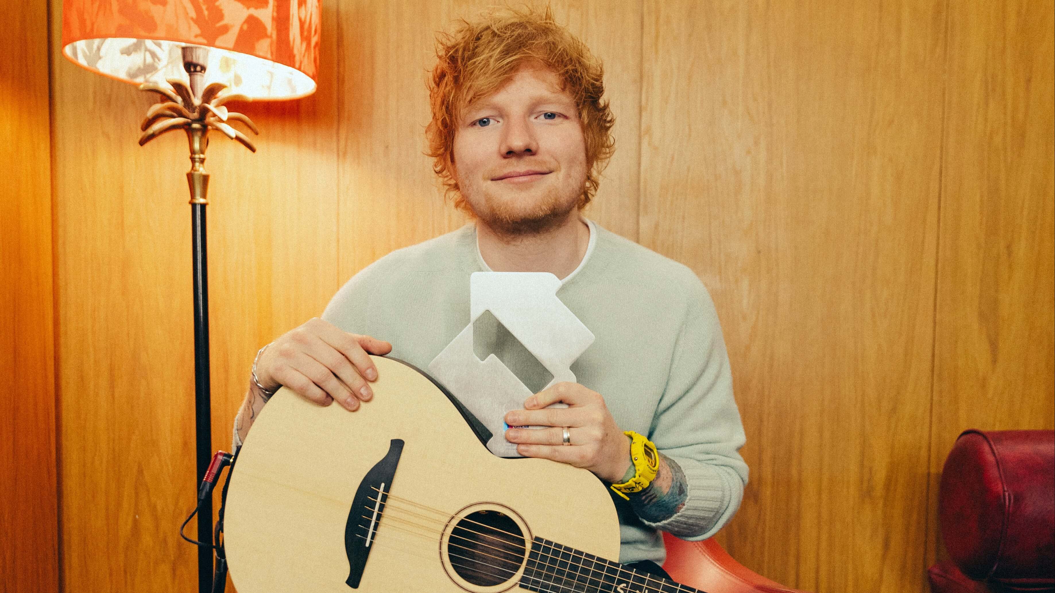 Ed Sheeran named most-played artist in the UK for seventh time